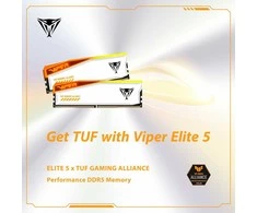RAM Patriot DDR5 Viper Elite 5 RGB TUF atmintis 48GB/6600 (2x24GB) CL34