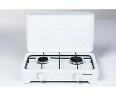 Ravanson K-02T kaitlentė Baltas Countertop Gas 2 zona(s)