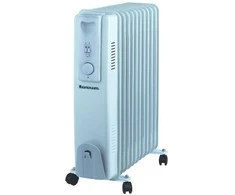 Elektrinis šildytuvas - Ravanson OH-11 2500W Baltas, Sidabrinis