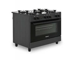 Ravanson KWGE-K90 juodas gas/electric cooker
