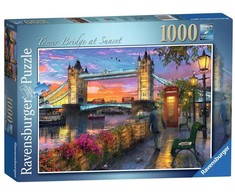 Ravensburger Dėlionė 1000 vnt. - Tiltas saulėlydžio metu
