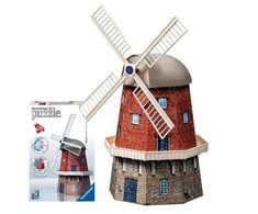 RAVENSBURGER 3D dėlionė Windmill, 125630