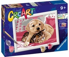 Ravensburger Paint by Numbers Blanket Friends