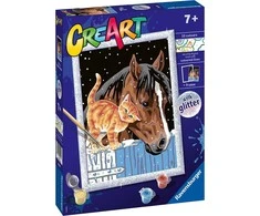Ravensburger Paint by Numbers Stable friends