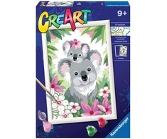 Ravensburger CreArt spalvinimo knygelė vaikams Mielos koalos