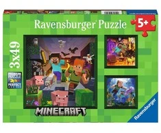 Ravensburger Dėlionė 3x49 vnt. - Kosmoso misija