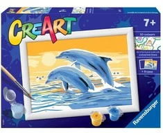 Ravensburger Paint by Numbers Delightful Dolphins
