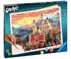 Tapymas pagal skaičius Fairytale Castle 20278 Ravensburger