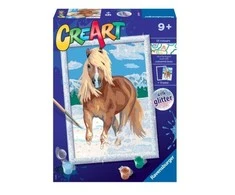 Ravensburger CreArt spalvinimo knygelė vaikams Royal Horse 18x24cm