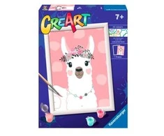 Ravensburger CreArt spalvinimo knygelė vaikams Lama