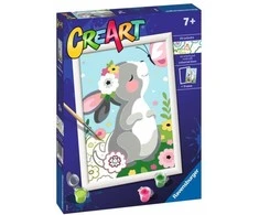 Tapymas pagal skaičius Beautiful Bunny 20179 Ravensburger