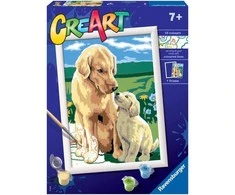 Ravensburger CreArt spalvinimo knygelė vaikams šuniukai