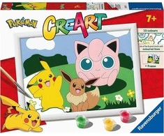 Ravensburger CreArt spalvinimo knygelė vaikams pokemonams