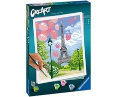 Ravensburger CreArt pavasario Paryžiuje spalvinimo knyga