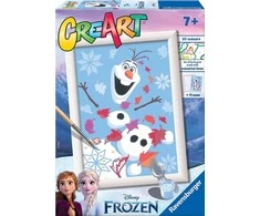Dažymas CreArt vaikams: Šaldyti: žavinga Olaf 201723 RAVENSBURGER Tapyba pagal skaičius