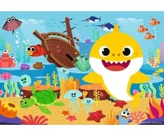 Baby Shark 2 x 12 Puzzle - RAVENSBURGER dėlionė