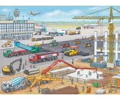 Ravensburger Dėlionė 100 vnt. - Statybos oro uoste