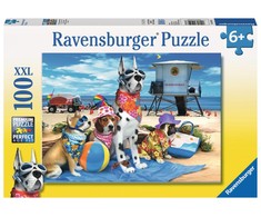 Ravensburger Dėlionė 100 vnt. - Šunys paplūdimyje
