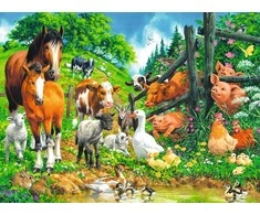 Ravensburger Dėlionė 100 vnt. - Kaimo gyvūnai