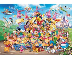 Ravensburger Dėlionė 1000 vnt. - Disney personažų karnavalas