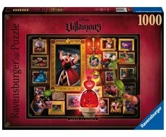 Ravensburger "Villainous" Dėlionė 1000 vnt. - Piktadarė: Alisa stebuklų šalyje
