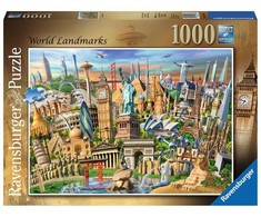 Ravensburger Dėlionė 1000 vnt. - Pasaulio objektai