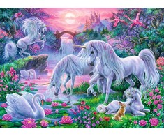 Ravensburger Dėlionė 150 vnt. - Vienaragis saulėlydžio metu