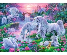 Ravensburger Dėlionė 150 vnt. - Vienaragis saulėlydžio metu