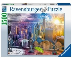 Ravensburger Dėlionė 1500 vnt. - Metų laikai Niujorke