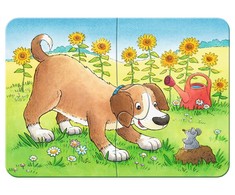 Ravensburger Dėlionė 2/4/6/8 vnt. - Mieli gyvūnai