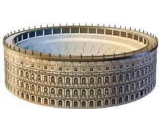 Ravensburger 3D dėlionė „Koliziejus naktį“ su šviesa, 262 det., nuo 8 m.