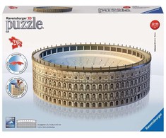 Ravensburger 3D dėlionė „Koliziejus naktį“ su šviesa, 262 det., nuo 8 m.