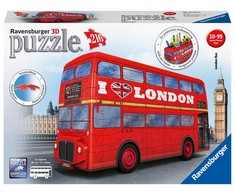 Ravensburger "3D" Dėlionė 216 vnt. - Londono autobusas: Pieštukinė
