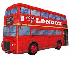 Ravensburger "3D" Dėlionė 216 vnt. - Londono autobusas: Pieštukinė