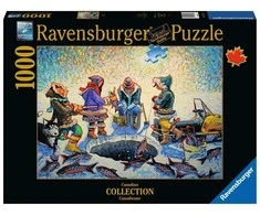 Ravensburger Dėlionė 1000 vnt. - Žvejyba ant ledo