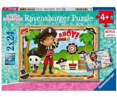 Ravensburger Gabby's Dollhouse Dėlionė 2x24 vnt.