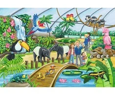Ravensburger Dėlionė 2x24 vnt. - Sveiki atvykę į zoologijos sodą