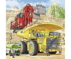 Ravensburger Dėlionė 3x49 vnt. - Didžiulės mašinos