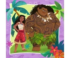 Ravensburger Dėlionė 3x49 vnt. - Vaiana 2