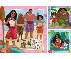 Ravensburger Dėlionė 3x49 vnt. - Vaiana 2