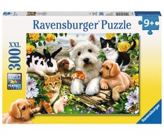 Ravensburger Dėlionė 300 vnt. - Laimingi gyvūnai