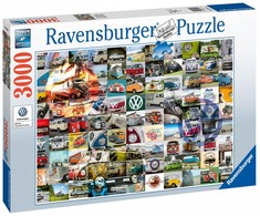 Ravensburger Dėlionė 3000 vnt. - 99 VW Kemperio nuotraukos