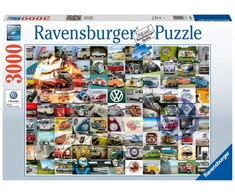 Ravensburger Dėlionė 3000 vnt. - 99 VW Kemperio nuotraukos