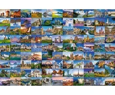 Ravensburger Dėlionė 3000 vnt. - 99 gražios vietos Europoje