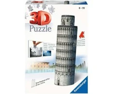 RAVENSBURGER 3D mini dėlionė Pizos bokštas, 54d, 11247