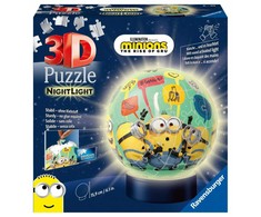 Ravensburger 3D dėlionė-naktinė lempa „Pimpačiukai 2“, 74 det., nuo 6 m.