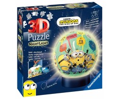 Ravensburger 3D dėlionė-naktinė lempa „Pimpačiukai 2“, 74 det., nuo 6 m.