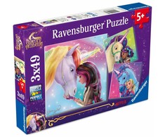 Ravensburger Dėlionė 3x49 vnt. - Vienaragio akademija
