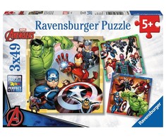 Ravensburger Dėlionė 3x49 vnt. - Marvel Avengers