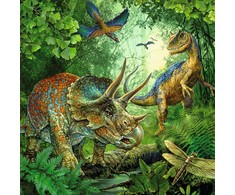 Ravensburger Dėlionė 3x49 vnt. - Dinozaurai